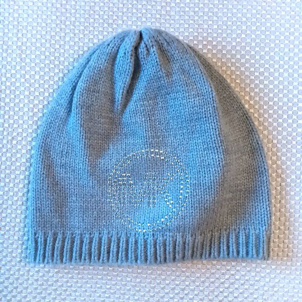 Michael Kors Women's Grey Sequins  Acrylic Beanie